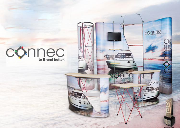 Connec Popup Wall Display